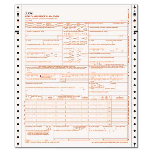Centers for Medicare and Medicaid Services Claim Forms ...