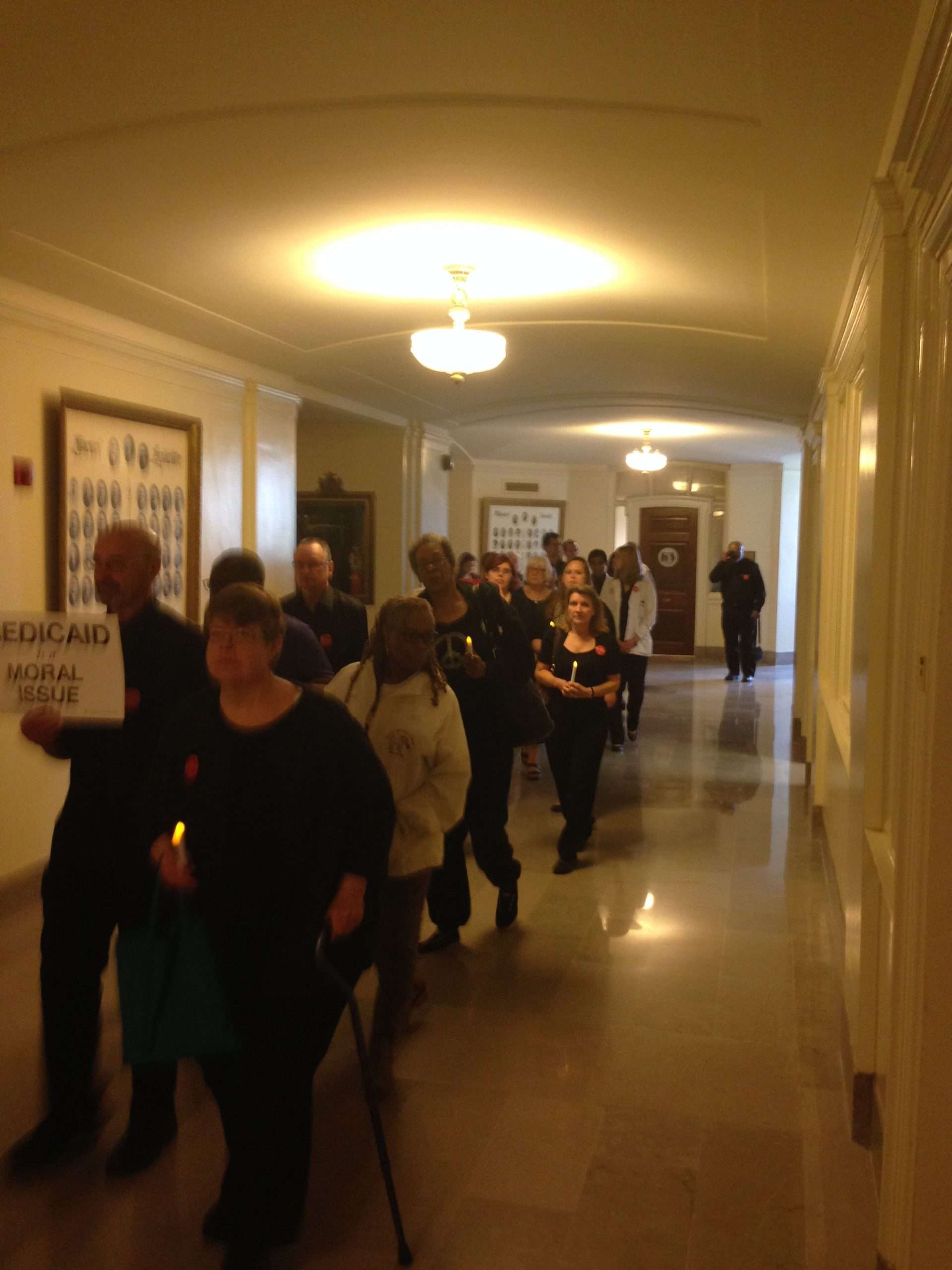 Medicaid Expansion supporters hold âvigilâ? in Capitol ...
