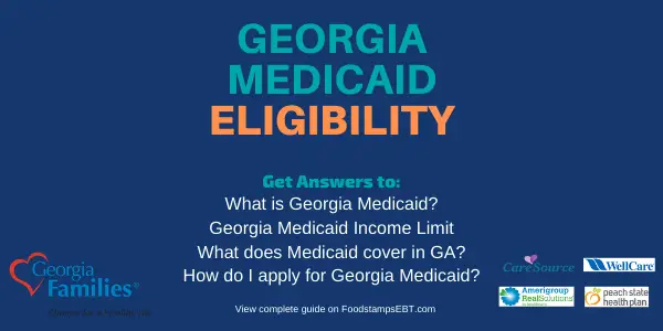 Georgia Medicaid Eligibility [2020 Guide]