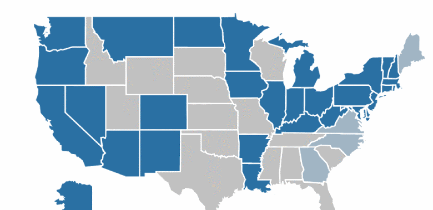 State Medicaid Expansion Map