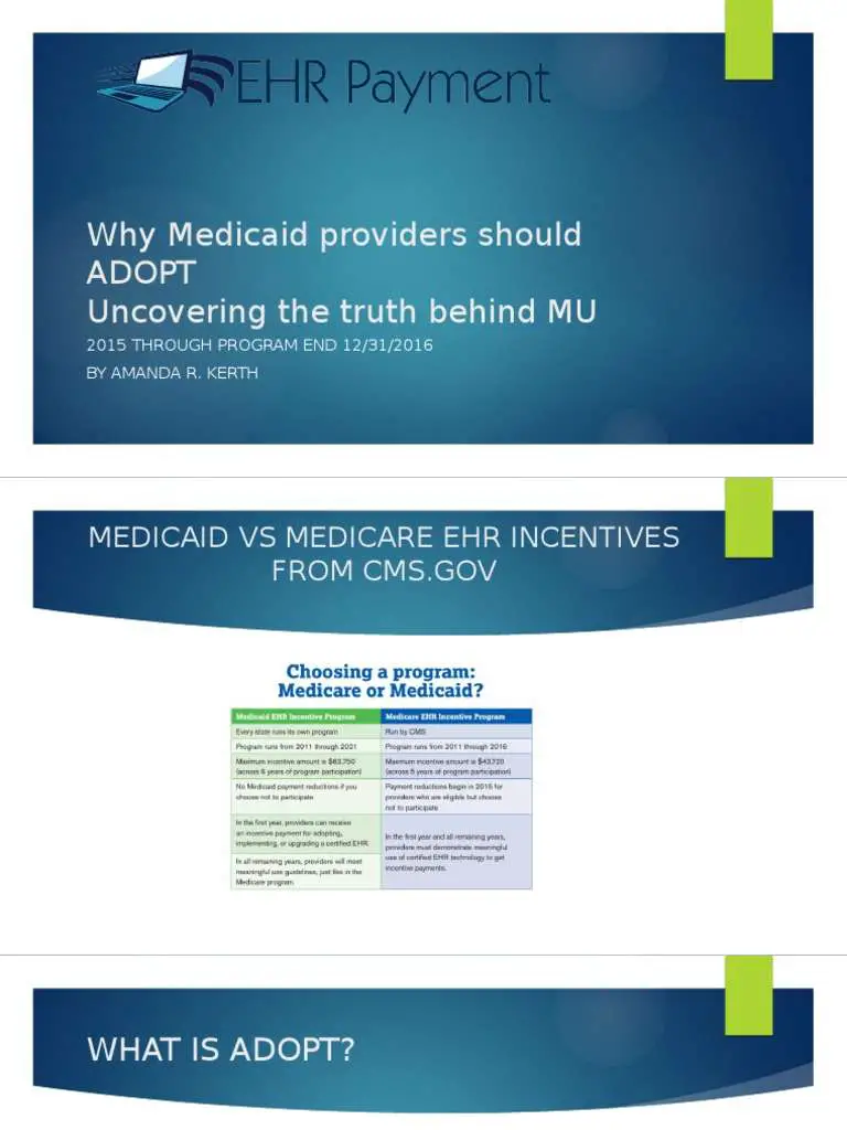 Why Medicaid Providers Should ADOPT
