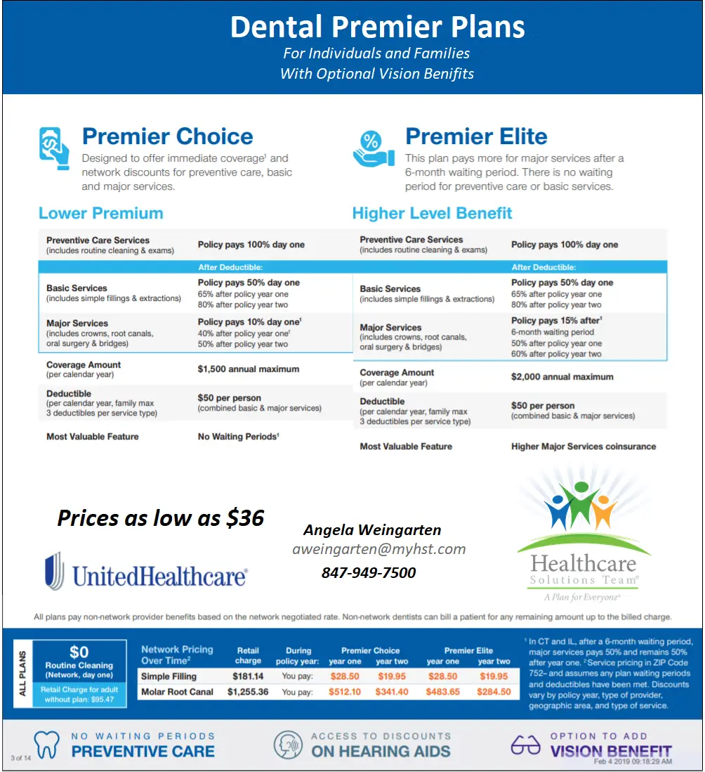 United Healthcare Dental Insurance Card