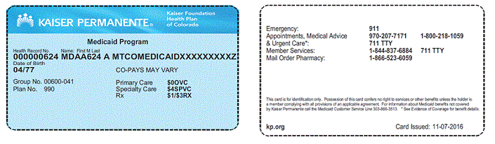 Medicaid Card Online Colorado / CPP Colorado