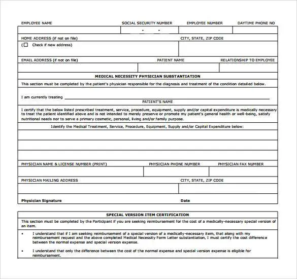 FREE 12+ Sample Letter of Medical Necessity Forms in PDF
