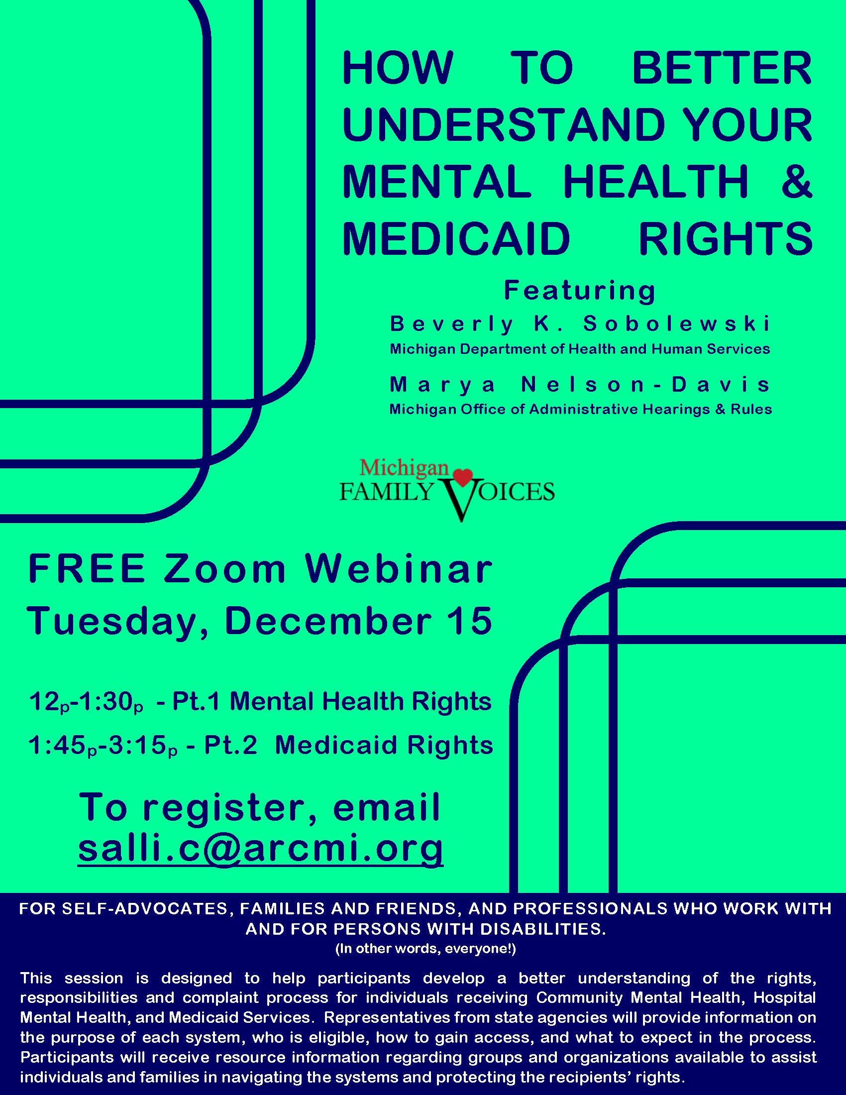 How to better understand your mental health &  medicaid rights ...
