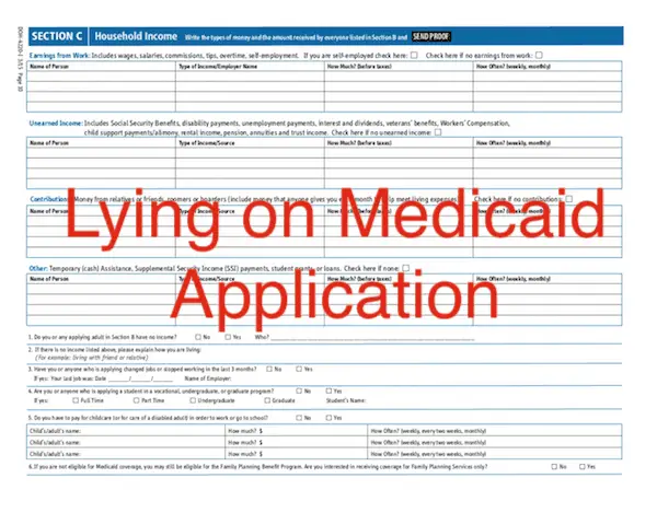 Lying on a Medicaid Application â How Do People Get Caught