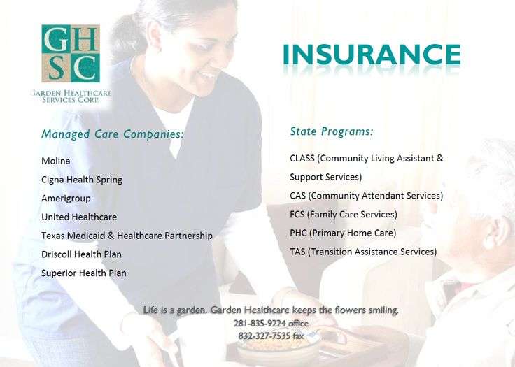 home health insurance for medicaid and other managed care plans