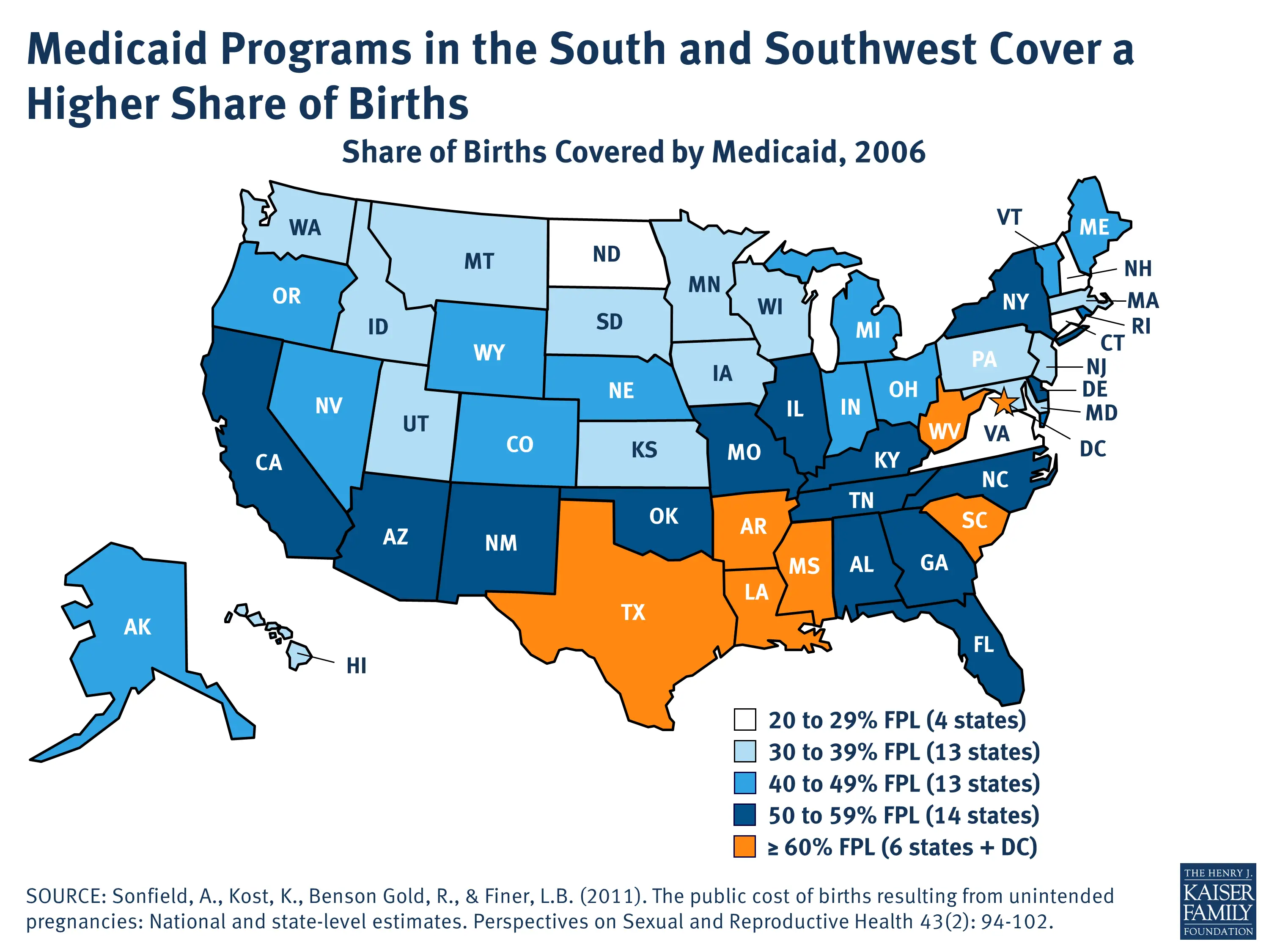 Medicaid Programs in the South and Southwest Cover a Higher Share of ...