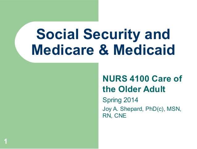 Social security and medicare &  medicaid spring 2014 abridged
