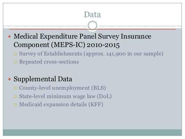 The Impact of Medicaid Expansion on Employer Provision of Health Insuâ¦