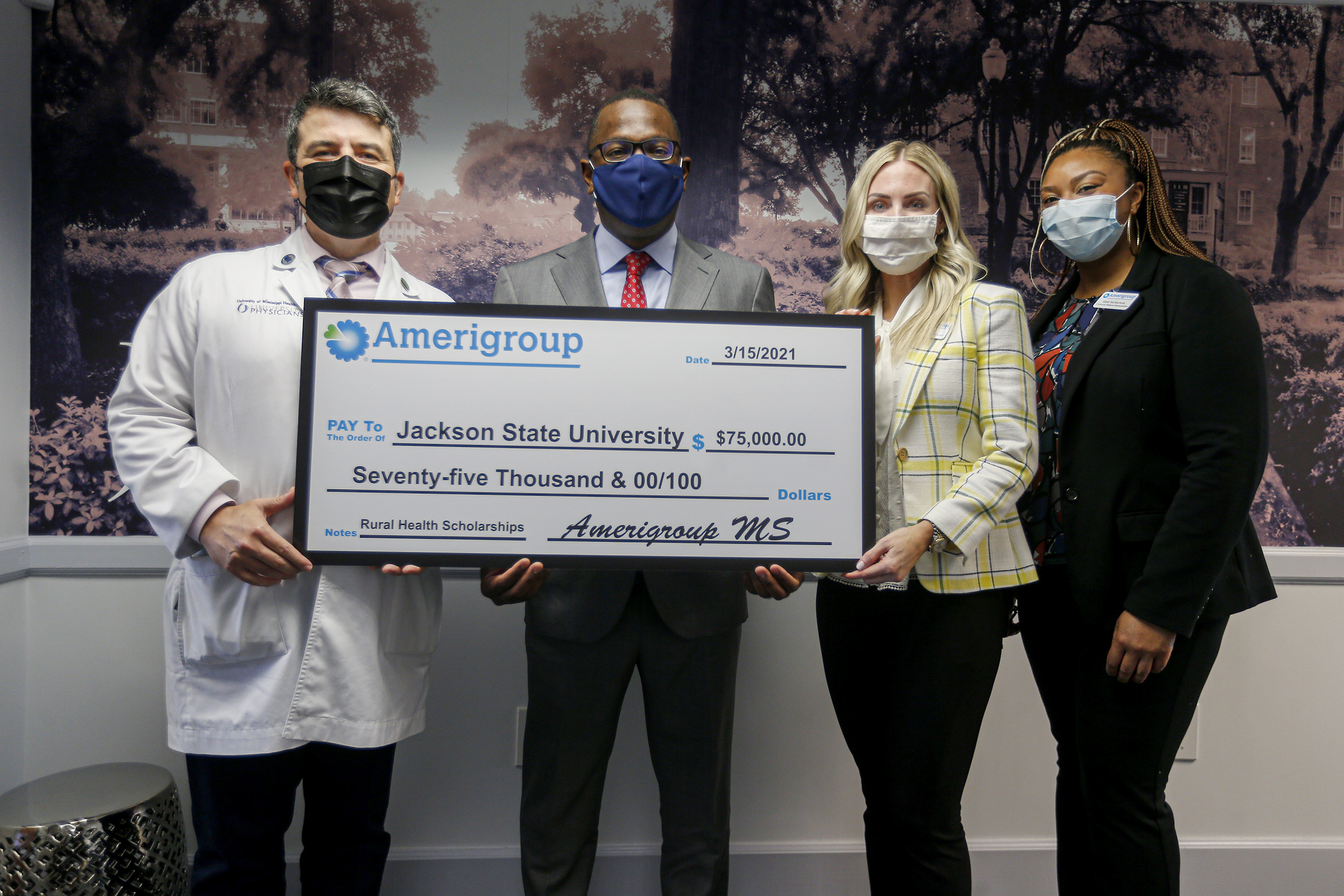 Jackson State University unveils $75,000 Amerigroup Scholarship for ...