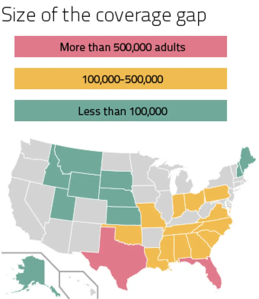 Medicaid coverage gap will affect more than 5 million Americans ...