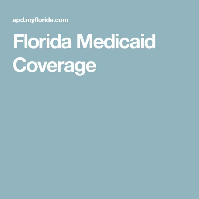 Florida Medicaid Coverage