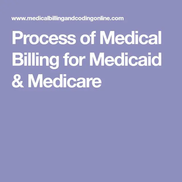 Process of Medical Billing for Medicaid &  Medicare