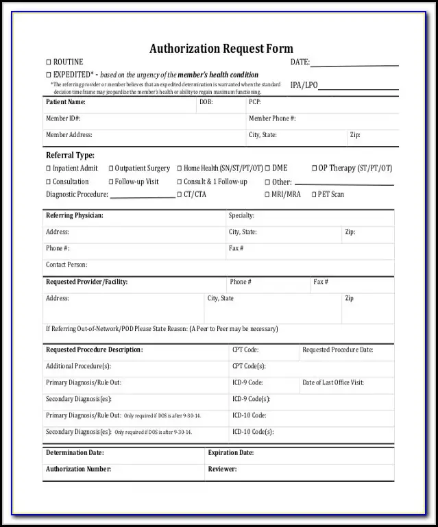 Virginia Medicaid Prior Authorization Form For Medication