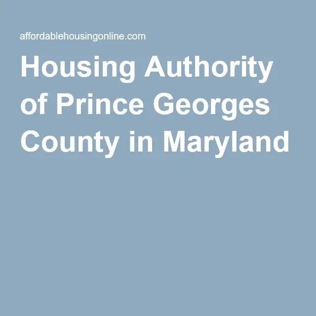 Housing Authority of Prince Georges County in Maryland