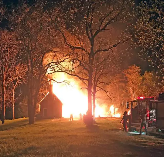 Hurt family house destroyed in Tuesday night fire